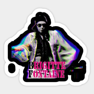 Brigitte Fontaine Je suis inadaptée Sticker